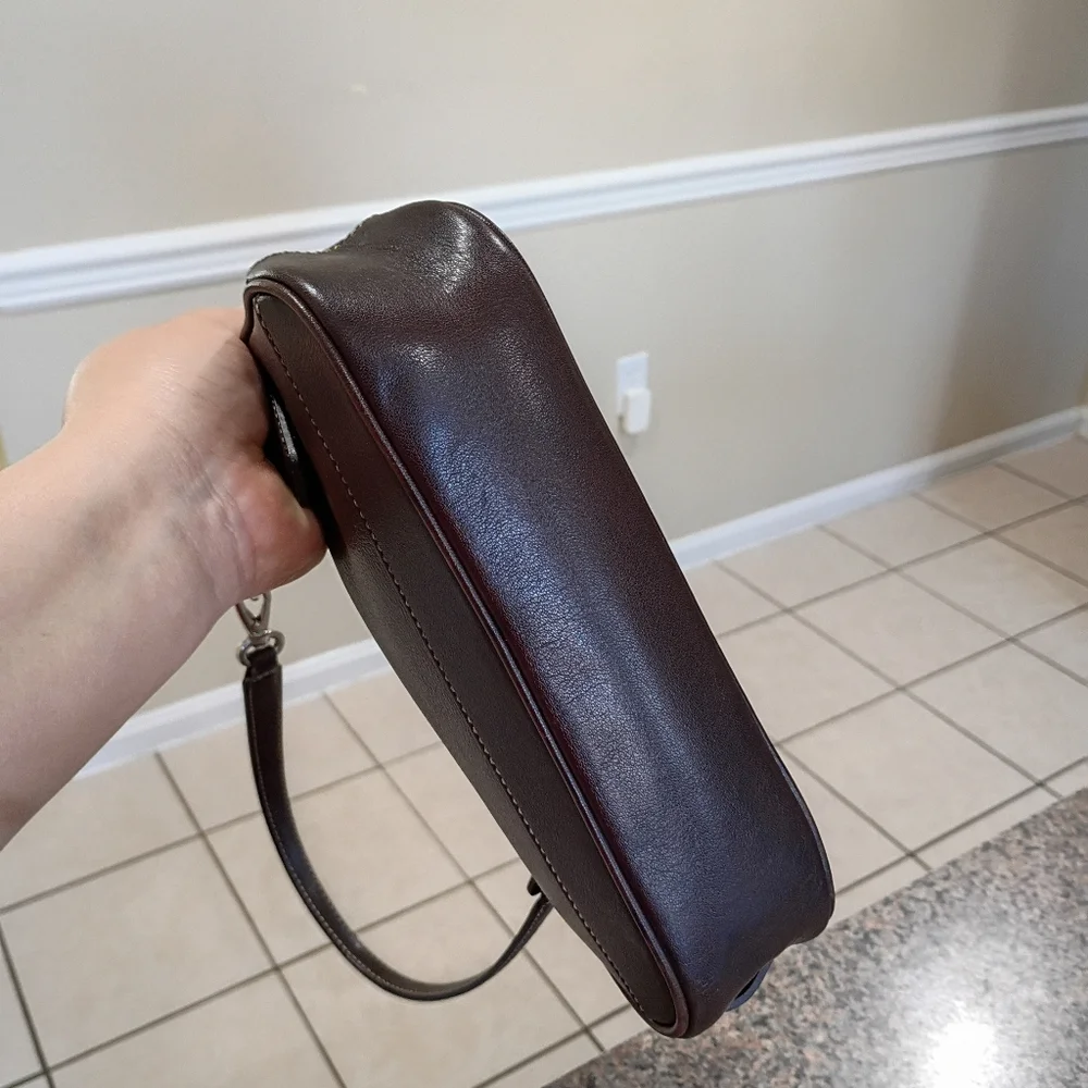 Coach Demi Brown Leather Shoulder Bag